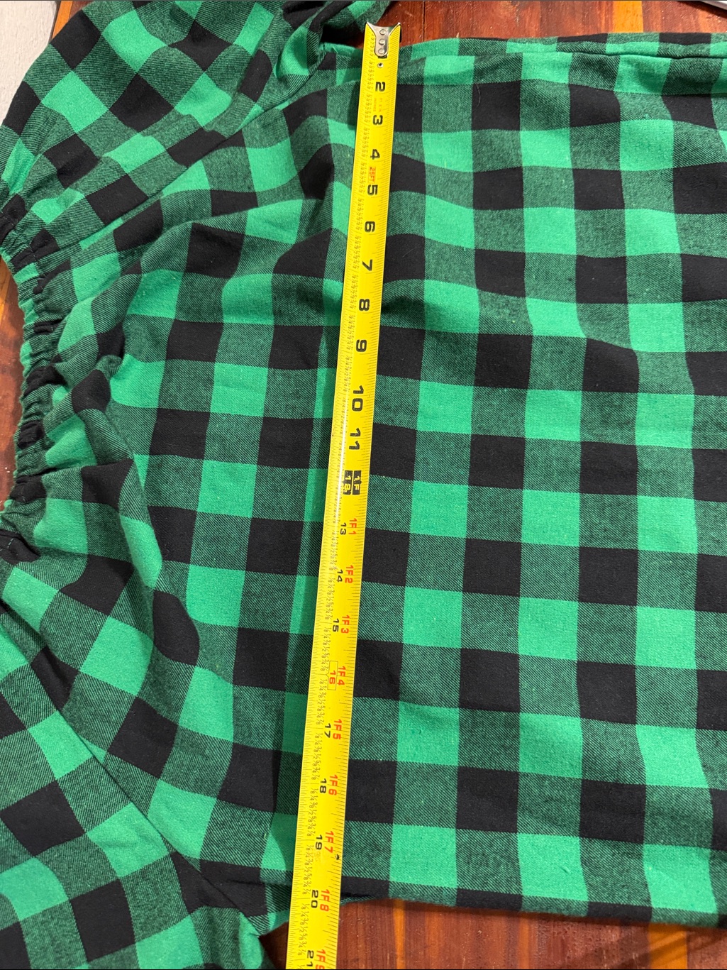 Zeagoo Buffalo Plaid Flannel Scoop Neck Shirt New With Tags — image 4 of 5